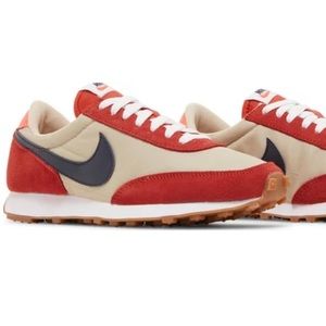 Size 6.5 - Nike Daybreak Low Top Retro Cinnabar Red, Gum Womens Sneakers Shoes